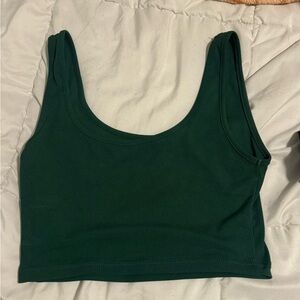 Dark green tank top